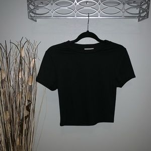 Black crop top